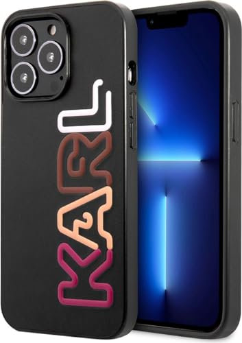 KARL LAGERFELD KLHCP13XPCOBK Hülle für iPhone 13 Pro Max 6,7 schwarz/Black Hard