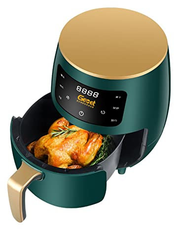 YHQKJ fryer Red/Green/Black Household Multifunctional Air Low Oil Large Capacity 1400W Specifications: 32cm * 32cm * 35cm (Color : Zwart) (Groen) needed