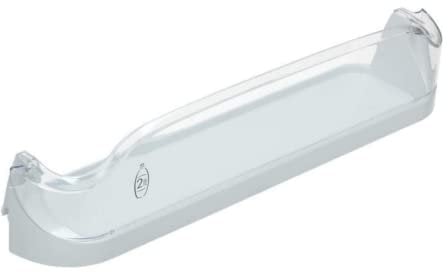 FIGEVIDA Portabottiglie Mensola Frigorifero compatibile per Indesit Hotpoint Balconcino Cristal 410mm Lunghezza Massima 440mm Altezza 105mm Originale C00283225