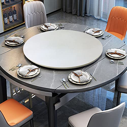 Piatto Girevole Rotante per Tavolo da Pranzo, Piatto di Servizio Centrotavola in Legno, Vassoio Rotante Rotondo, Vassoio da Tavolo Giradischi, Vassoio da Portata Girevole