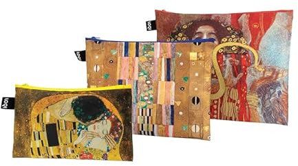 LOQI GUSTAV KLIMT Klimt Recycled Zip Pockets