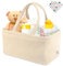 Nappy Caddy Organizer Bag Large Teddy Caddy Baby Diaper Basket Essentials for New Parents, Best Gift for Mum & Newborn