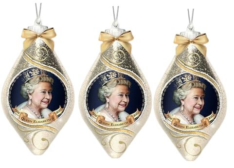 Weihnachtsbaumschmuck Queen Elizabeth | Queen Elizabeth Memorial Anhänger | Weihnachtsbaumschmuck Trauer Um Die Der Königin | 1926-2022 Queen's Platinum Jubilee Acryl 2D Hängende Anhänger