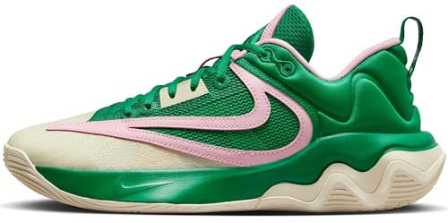 NIKE Giannis Immortality 3, Tre Quarti Alti Uomo, Malachite Malachite Med Soft Pink, 43 EU