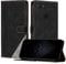 JayModCase Case for Xiaomi Mi 8 Lite, Flip Premium PU Leather Cover with [Kickstand][Card Holder][Shockproof TPU] Compatible with Mi 8 Lite - Black