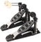 YIWENG Doppelbasspedal,Kettenantrieb,Bassdrum-Kickpedale,Doppelfußmaschine Bass Drum Twin Pedal Doppelkettenzug Bassdrum Doppelpedal Double Bass Pedal
