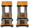 LIPJIA Supports de Haut-parleurs,pour Grandes Enceintes, sur Pied Une Paire