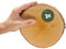 Holzscheiben in 16-18 cm Durchmesser für DIY Basteln und Dekorieren - 2 Stück runde Birkenholz Baumscheiben - Naturbelassene Holz Birkenscheiben als Holzdeko Holzplatten