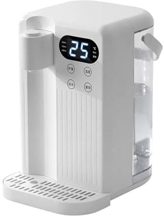 2024 Electric Instant Hot Water Dispenser, 3L Energy Efficient Boiling Kettle, 25℃~99℃Temperature Adjustment,3Kw Fast Boil Hot Kitchen Dispensers Small Household Appliances,White