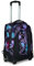 Mitama Trolley DR Scuola Purple Bloom,Con Mega Scomparto e Doppia Maniglia, Nero e Viola, Scuola Elementare e Tempo Libero, Bambina Ragazza