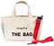 VINT+ Canvas Bag Damen Handtasche – Moderne Schultertasche mit wählbarem Tragegurt – Casual Shopper Tasche ideal für Arbeit, Uni, Schule & Reise | Wasserabweisend, 100% Baumwolle | Small, Creme Weiß