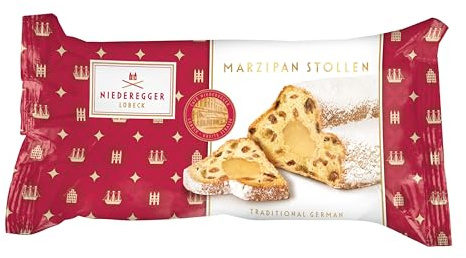 Niederegger | Marzipan Stollen | 1x 250g | Erlesene Gebäckspezialität, veredelt mit saftigem Marzipan | Ideal zum Verschenken oder Selbstgenießen