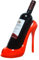 Lvpradior Weinflaschenhalter mit hohem Absatz, lustige Tischplatte Schuh Weinhalter Stehen, Theke Top Storage Stand für Hochzeit, Party, Restaurant und Bar, Heimdekoration (Rot)