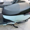Pawleso Motorrad Sitzbezug Wasserdicht Sitzabdeckung Kissen, 80cm Roller Sitzbank Abdeckung Antirutsch Kratzfest Sitzbankbezug, für Vespa LX-50 Roller, für Honda SH 350 Roller (schwarz 1pcs)