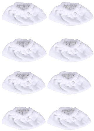 Niuoppy 8 Pack Steam Cleaner Pads, Replacement Pads for Hand Held Steamer, Microfibre Floor Mop Replacement Pad Cloths, Compatible with Karcher Easyfix SC1 SC2 SC3 SC4 SC5 Steam Cleaner (8)