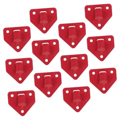 Hoement 12stücke Wandhaken Für Feuerlöscher Halterung Aus Eisen Montage Für Aufhängung Für Feuerlöscher Effizientes Wanddesign Langlebiger Haken Für Vielseitige Anwendung Für