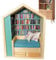Angst Bücherregal - Schütteln Sie Ihre Ängste Ab | Handgemachtes Anxietys Bookshelf Mit 200 Minibüchern | Heimdekoration