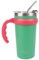 Myga Insulated Cup with Straw, Flip Top Lid and Handle - 590ml Stainless Steel Double Wall Travel Mug Tumbler Bottle for 12h Hot and 24h Cold Drinks Reusable BPA Free - 20oz, Green