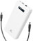 melasta 5200mAh Powerbank, 12V Externer Akku mit 3 in 1 Ports PD 45W USB-C Schnellladeport | 12V/2A DC Port | QC3,0 22,5W USB-A Port, Lithium-Ionen-Akku Wiederaufladbar für Mobiltelefone, Computer