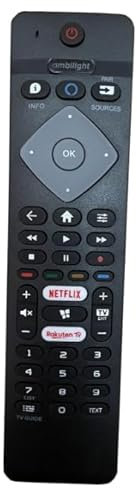 Remote Control for Philips ambilight Led Tv Models 50PUS6754/12 50PUS6704/12 43PUS6754/12 43PUS6704/12 75PUS6754/12 65PUS6754/12 65PUS6704/12