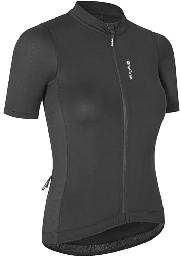 GripGrab Ride Radsport Kurzarmtrikot - Sommer Rennrad & MTB Fahrradtrikot | Damen Radtrikot mit UPF 50 UV-Schutz, Active Fit Passform, 3 Rückentaschen und durchgehendem YKK-Reißverschluss für Gravel