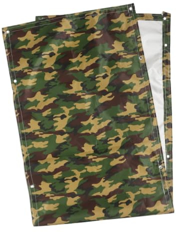 Canopy Tent Rain Gutter Waterproof Camouflage Drainage Cloth 250x66cm | Foldable Seamless Join Design, Thickened Widened Profile, Compact Packing