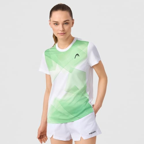HEAD TIE-Break T-Shirt Women, Print Vision w/Celery Green