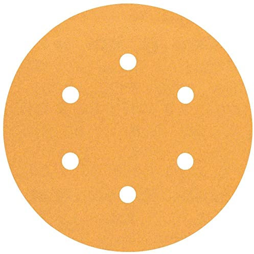 Bosch Professional Schleifblatt für Exzenterschleifer Holz und Farbe (50 Stück, Ø 150 mm, Körnung 80, C470), 2608607835