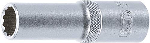 BGS 10681 | Llave de vaso 12 caras, larga | entrada 12,5 mm (1/2) | 13 mm