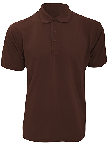 Kustom Kit Mens Klassic Superwash Short Sleeve Polo Shirt (M) (Chocolate)