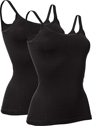 Con-ta Damen-Unterhemd 2er-Pack schwarz Größe 38