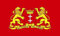 U24 Fahne Flagge Danzig mit großem Wappen Polen 90 x 150 cm