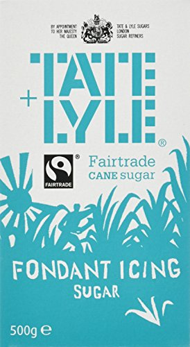 Tate and Lyle Fairtrade Fondant Icing Sugar 500 g (Pack of 5)