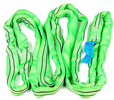 Rundschlinge 2000 kg / 2 t Tragkraft 4 m Nutzlänge | 8 m Umfang | Hebeschlinge Kranschlinge extrem hohe Festigkeit