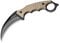 Magnum Fahrtenmesser Spike Karambit, Beige