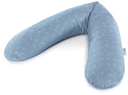 Das Original Theraline Stillkissen | 190 cm | Polyester Hohlfaser Füllung | inklusive Bezug Kolibris