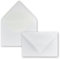100x Brief-Umschläge C5 - Weiß - gefüttert mit naturweißem Seidenpapier - 100 g/m² - 22,7 x 16,0 cm - Nassklebung