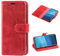 Mulbess Handyhülle für Samsung Galaxy S10E Hülle - Leder Tasche mit Kartenfach - Klapphülle Schutzhülle - Wein Rot