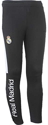 Real Madrid Trainingshose, offizielle Kollektion, Kindergröße 8 Jahre Schwarz