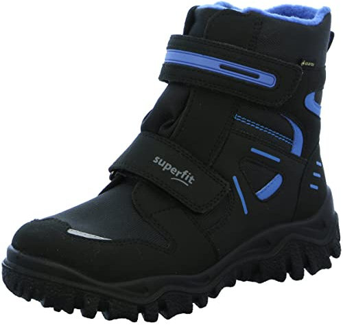 Superfit Jungen HUSKY Boot, Schneestiefel, SCHWARZ/BLAU 0000, 25