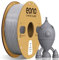Eono PLA Plus (PLA+) 3D-Drucker-Filament, 1,75 mm, grau, 1 kg, nicht spröde, starke Bindungs- und Überhangleistung für starken Teiledruck.