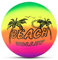 TBEONE Rainbow Beach Balls Aufblasbarer Beach Ball für Kinder Indoor Outdoor Soft Touch Volleyball für Swimmingpool Garden, Random