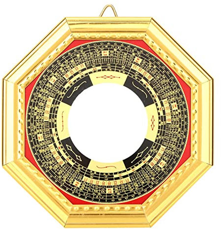 Niiyen Chinesischer Feng Shui-Spiegel, traditioneller chinesischer Feng Shui konvexer/konkaver Bagua-Spiegel für das Heimgeschäft Lucky(Konvex)