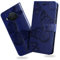 DENDICO Coque pour Nokia X20 / Nokia X10, Papillon Imprimé Housse en Cuir PU Magnétique Portefeuille, Étui à Rabat pour Nokia X20 / Nokia X10, Bleu