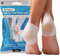 aZengear Protège-talons en silicone (lot de 4) pour chaussures | Prévient ampoules et talons fendillés | Coussinets, manchons et protecteurs en silicone pour pieds sensibles - Pour hommes et femmes
