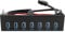 Pltqfdwo 7 Port USB 3.0 Hub 5Gbs 5.25inch CD-ROM Drive Bay CD ROM Front Panel for Computer Case+USB 3.0 19-pin Header to Type-A Male Cable Dual Chip PCI-E 1X PCI-E 16X