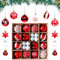 AWCIGG® Palline Albero Natale 42 Pezzi Palline di Natale Bianche e Rosso Decorazioni Addobbi Albero di Natale Palline di Natale Plastica Idee Regalo Natale Decorazioni Natalizie per la Casa