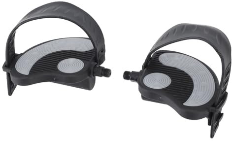 Heimtrainer-Pedale mit Verstellbaren Riemen, Universell Verstellbare Heimtrainer-Pedale für Liege-, Fitness- und Aufrechte Fahrräder