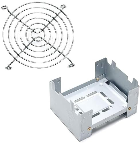 Poêle à Combustible Solide Poêle de Poche Poêle à feu de Joie Pliable Alpinisme Barbecue extérieur Compact Portable Pratique LégerDesign Pratique et Durable.