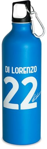 SSC Napoli Borraccia Di Lorenzo 22, Prodotto Ufficiale, Azzurra, Logo SSCN
